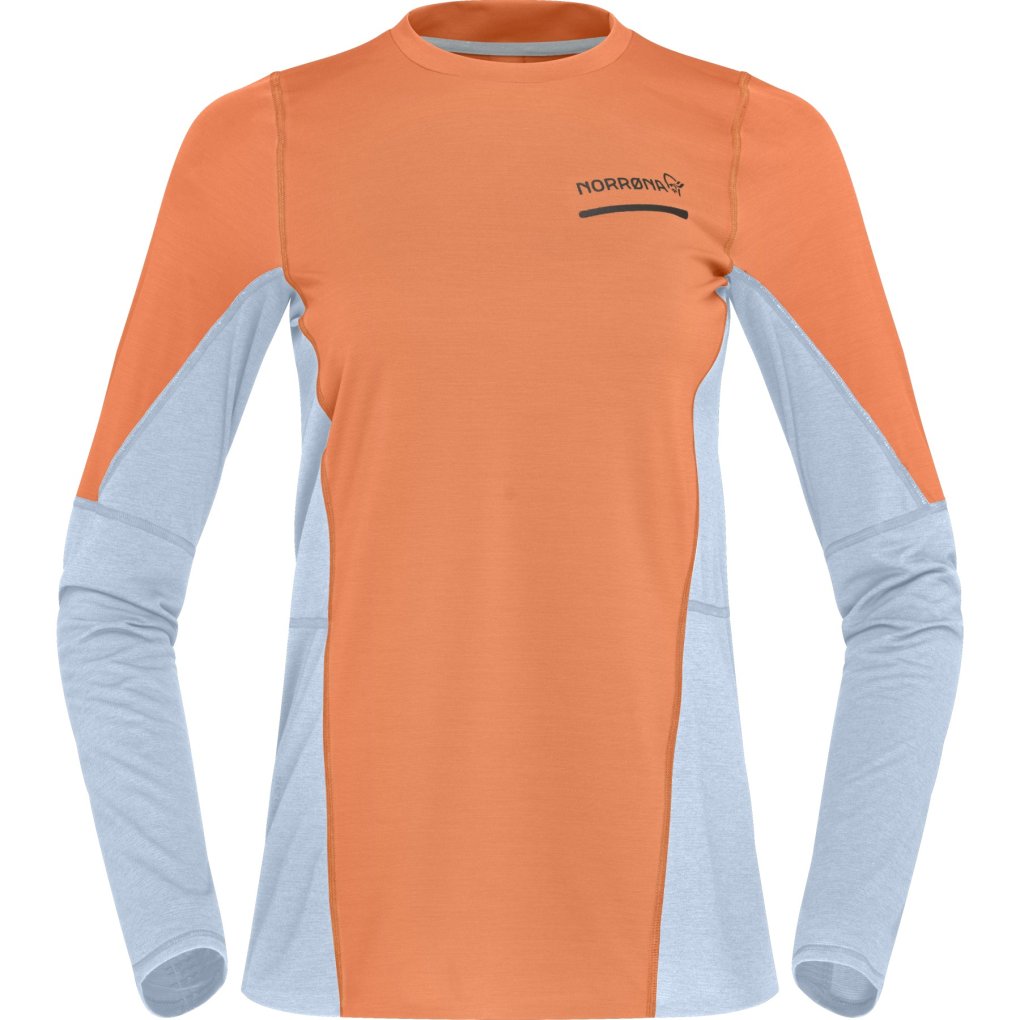 Norrona senja equaliser lightweight Long sleeve Women - Flamingo