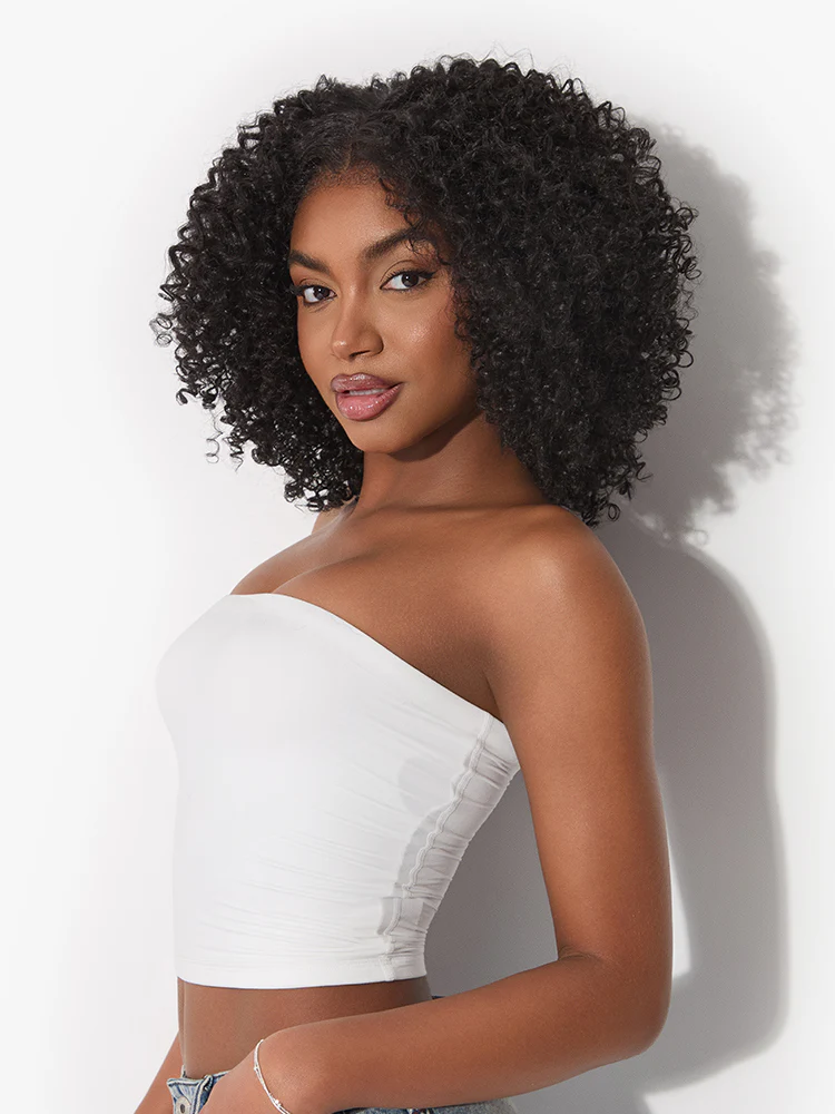 [Blend] Ophirawig Veralux? Blend 12'' Jerry Curly Glueless Wear & Go Wig 13��6 Frontal Lace