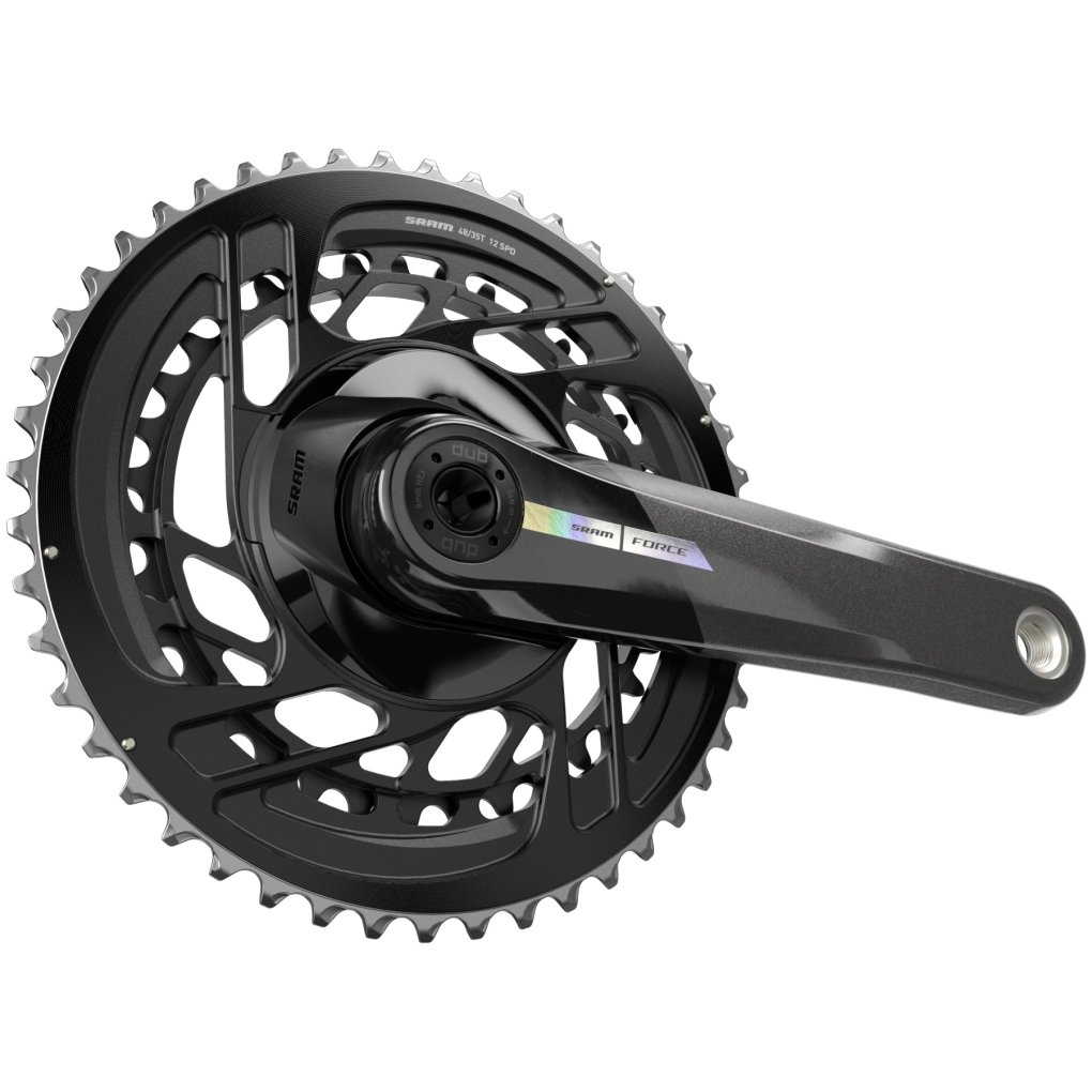 SRAM Force Crankset - Carbon | DUB | 2x12-speed | D2 - Unicorn Grey