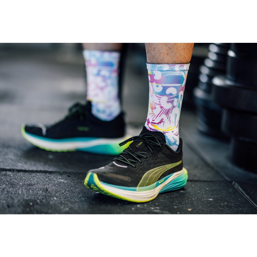 Sox Footwear Tropicals Socks - pastel white