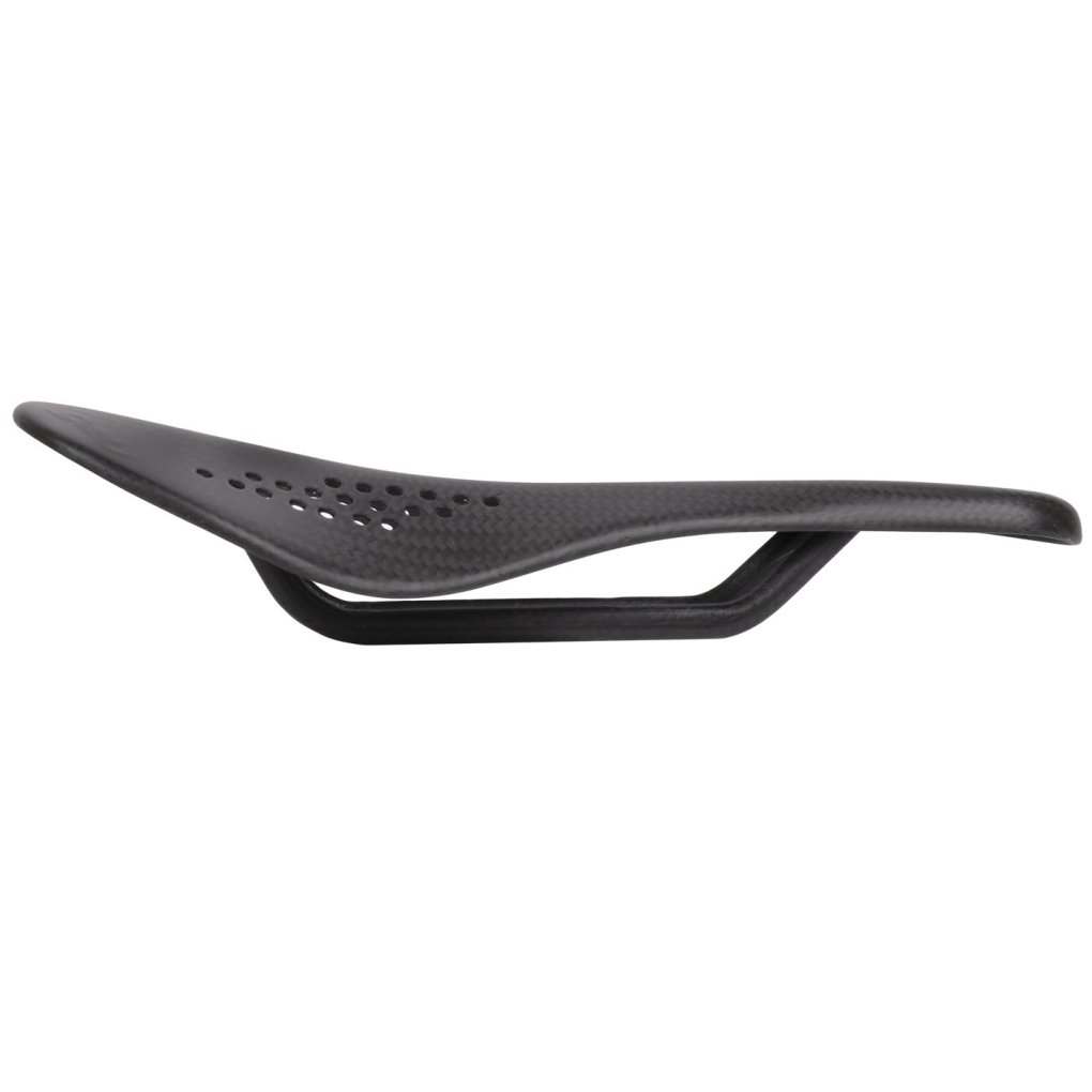 Gelu P3 Carbon Saddle with Punctured Top - black Logos