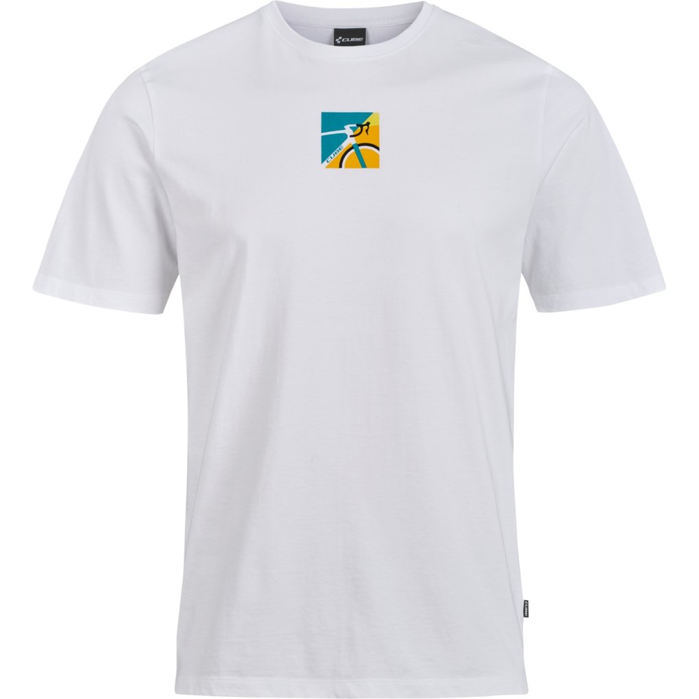 CUBE After Race Organic Boxed Motion T-Shirt Men - white