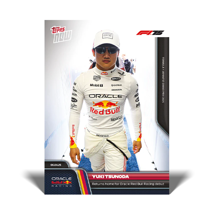 Yuki Tsunoda - 2025 Formula 1® Topps NOW® Card 29