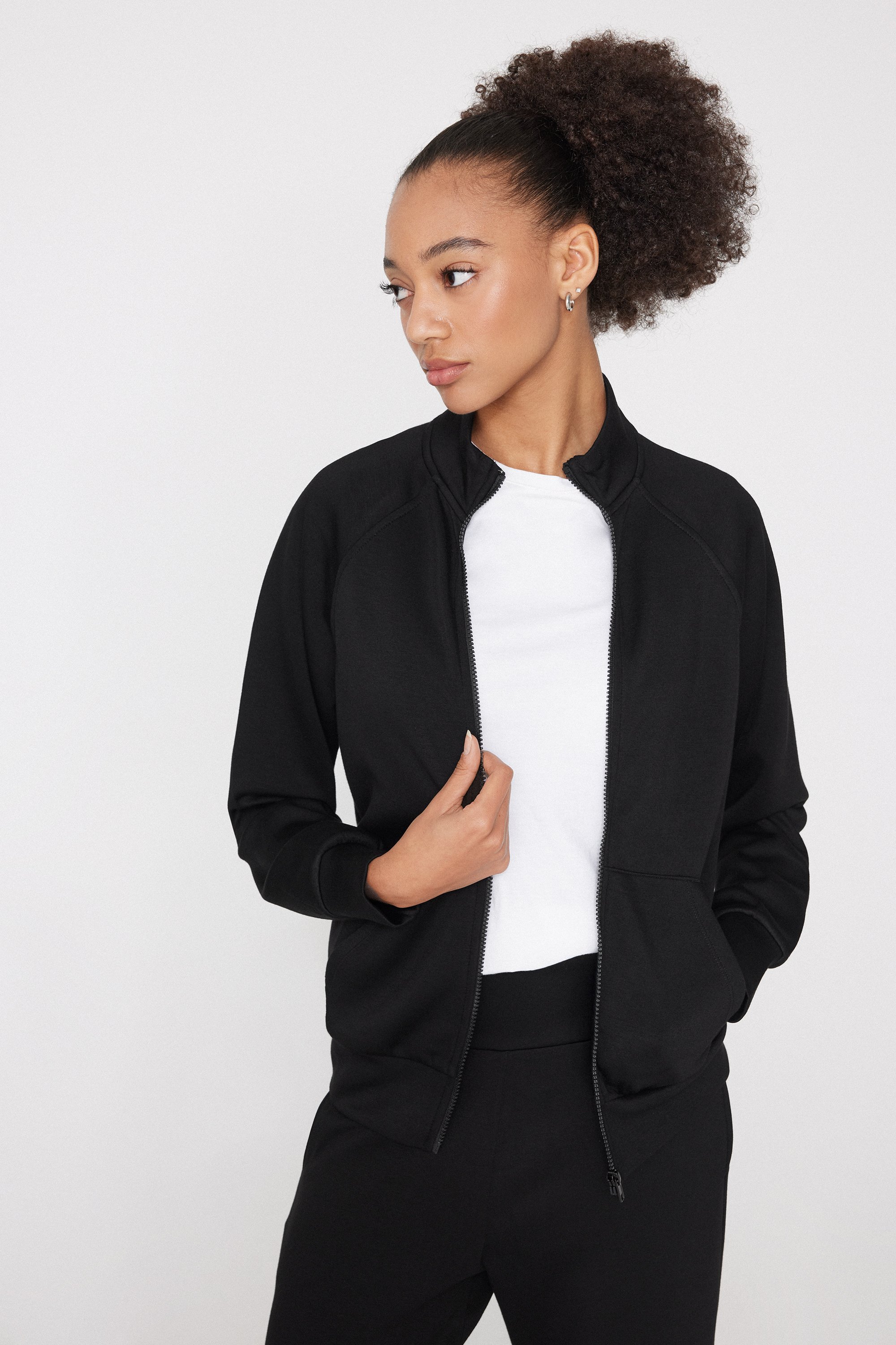 Soft Touch Sweatshirt with Zip