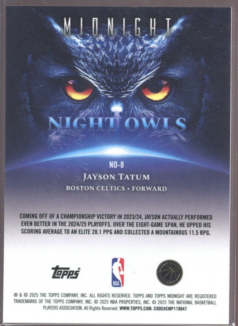 2024-25 Topps Midnight Jayson Tatum /35