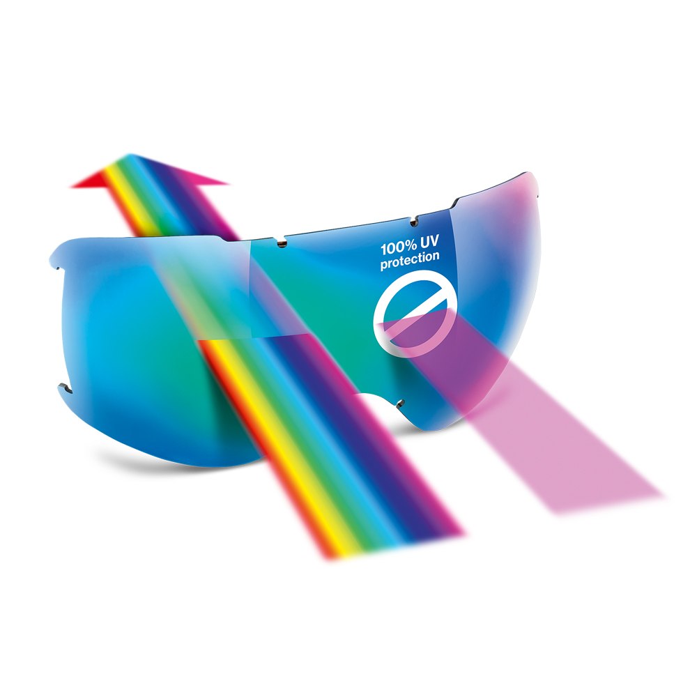 Uvex LGL 29 Glasses - black matt/mirror green