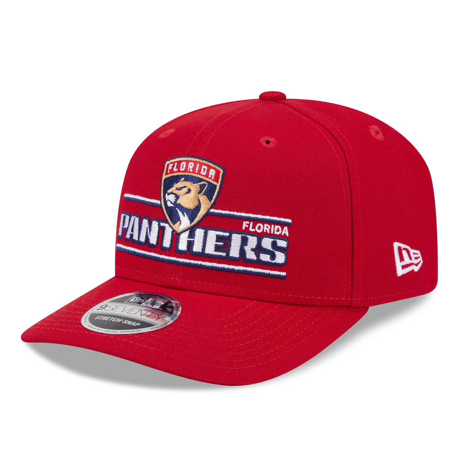 Florida Panthers NHL Stated 9SEVENTY Stretch-Snap Cap Red
