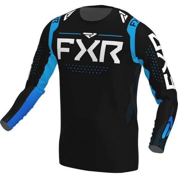 FXR HELIUM BLACK/SKY BLUE 2022 cross jersey - Black / BlueRef: FXR0117