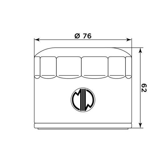 Meiwa 268160 oil filter original typeRef: 268160