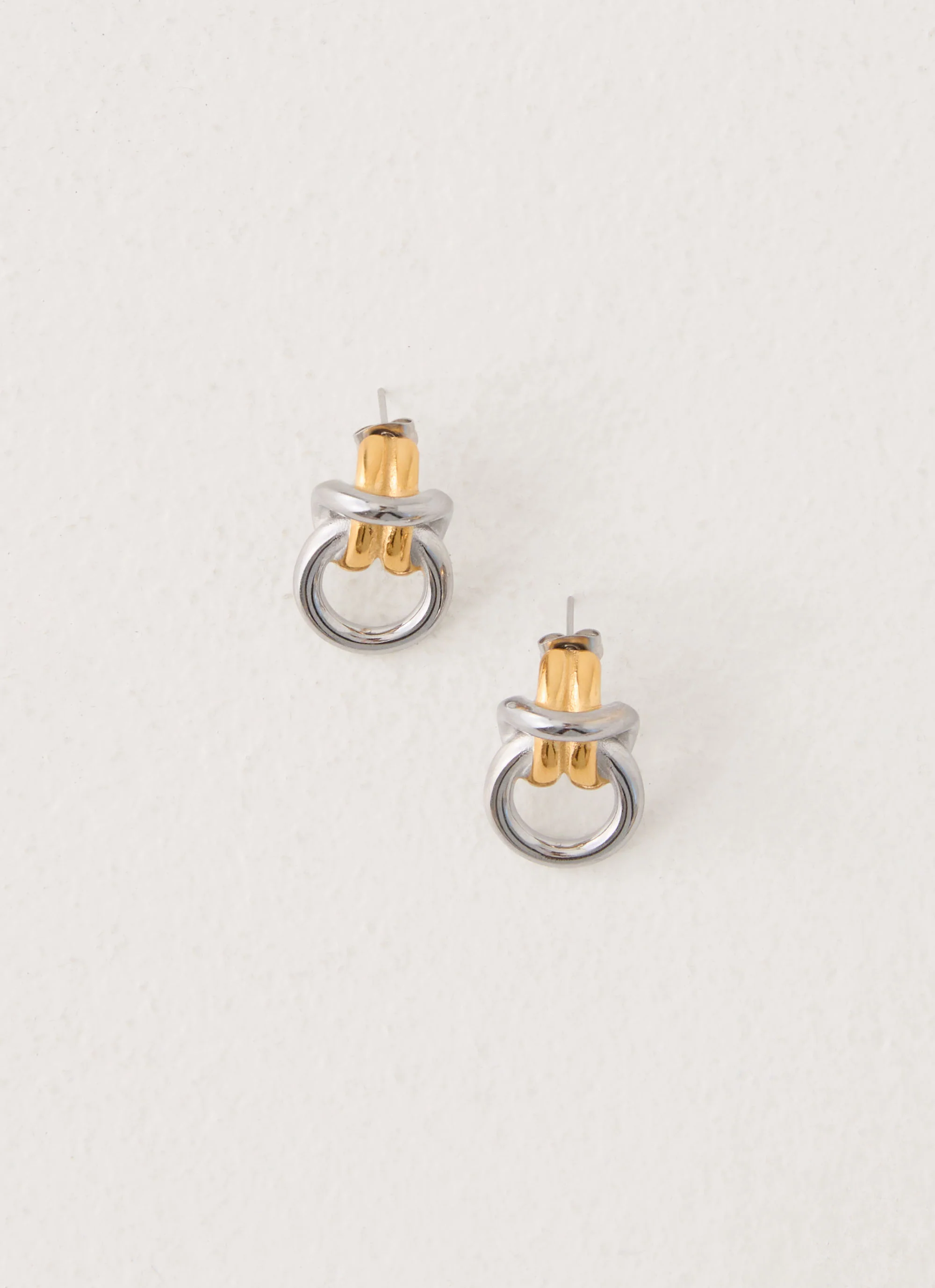 Electric Kiss Earrings - Gold/Silver