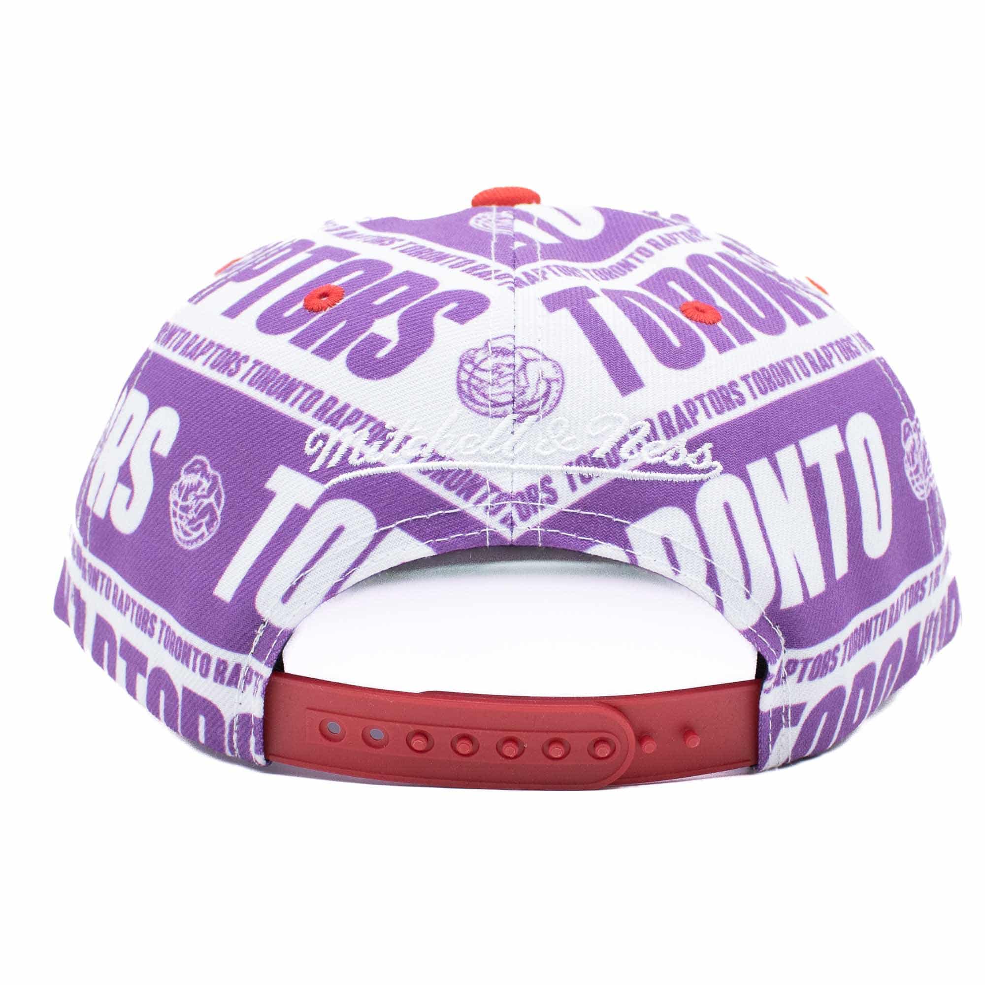 Toronto Raptors Meat Paper Snapback NBA Cap Purple