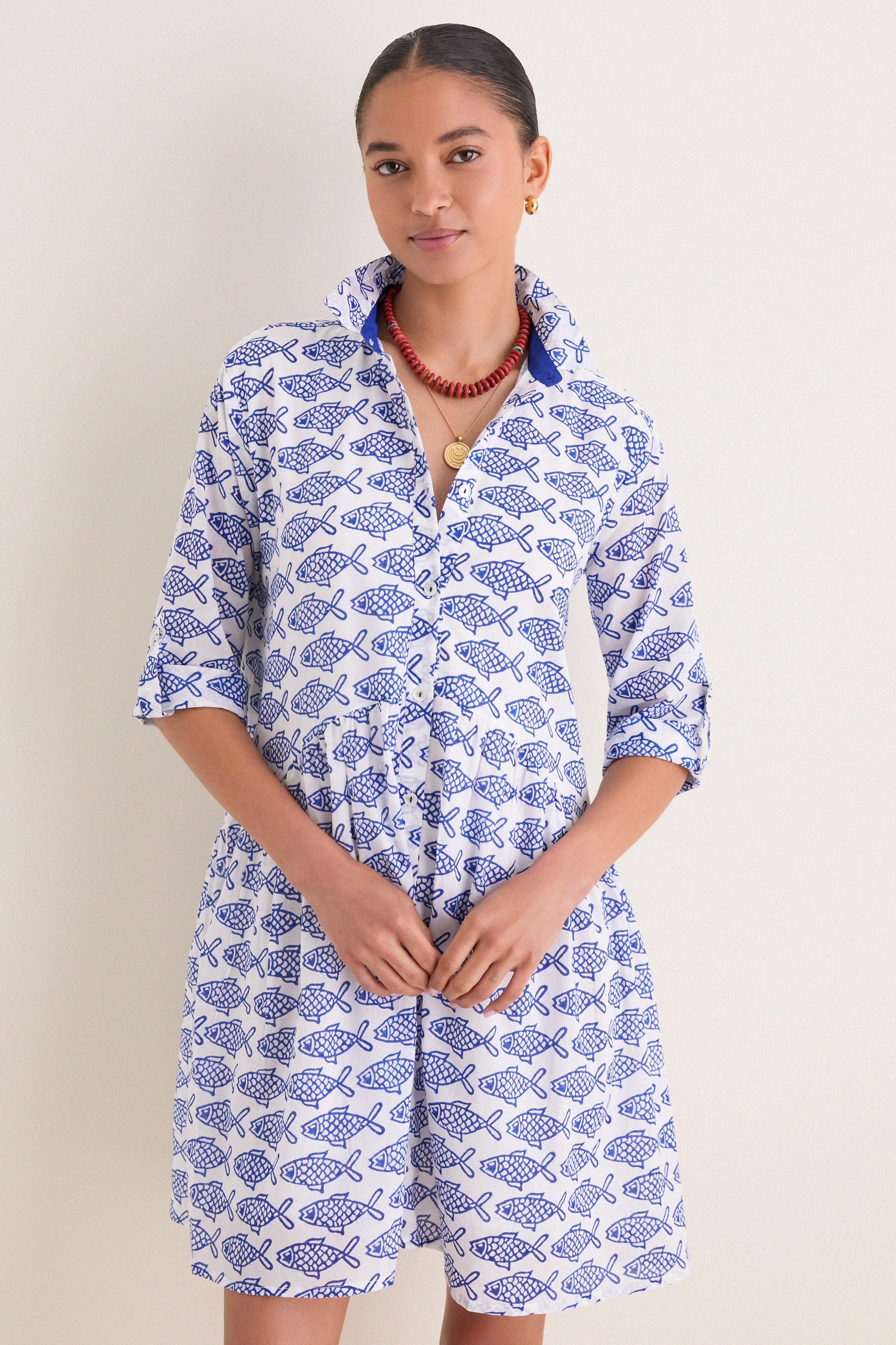 Blue Coi Deauville Short Dress