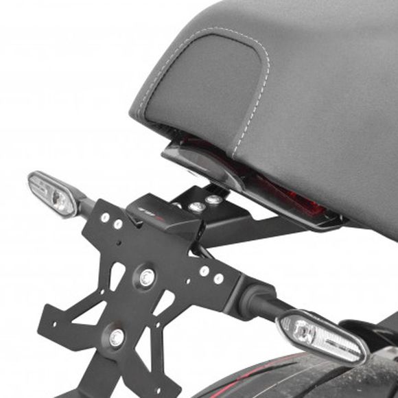 Top block black license plate holder - blackYAMAHA 900 XSR 900 GP - 2024Ref: tb0505 / spey48-3348-874
