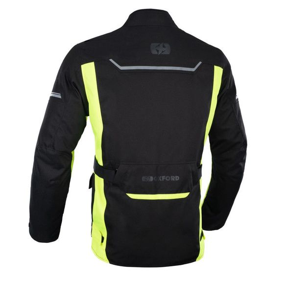 Metro 2.0 Oxford Motorcycle Jacket - Black / YellowRef: OD0291