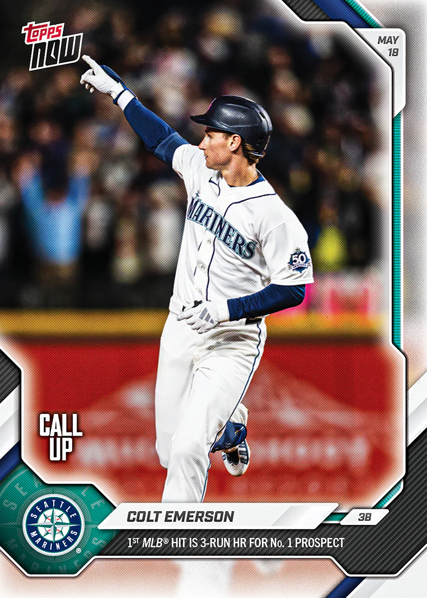 Colt Emerson - 2026 MLB Topps NOW® - Card 219