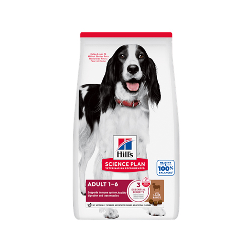 Hill's Science Plan Medium - Adult - Lamb & Rice - 14 kg