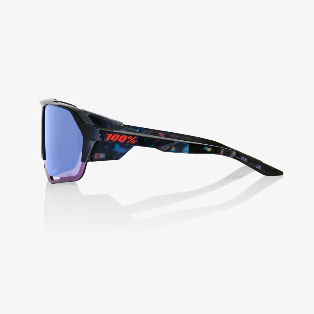 100% Norvik Glasses - Black Holographic - Blue Multilayer Mirror | Clear