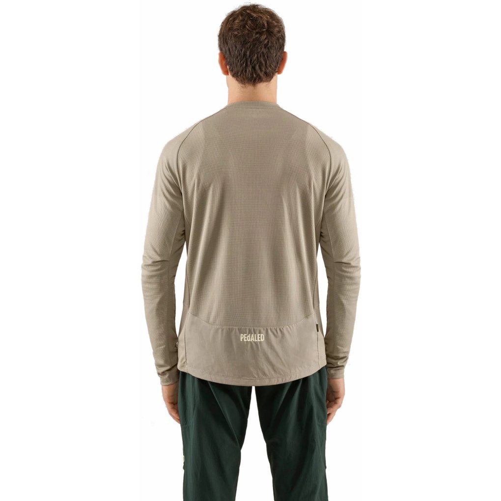 PEdALED Yama Trail Power Dry® Longsleeve Tee Men - Grey
