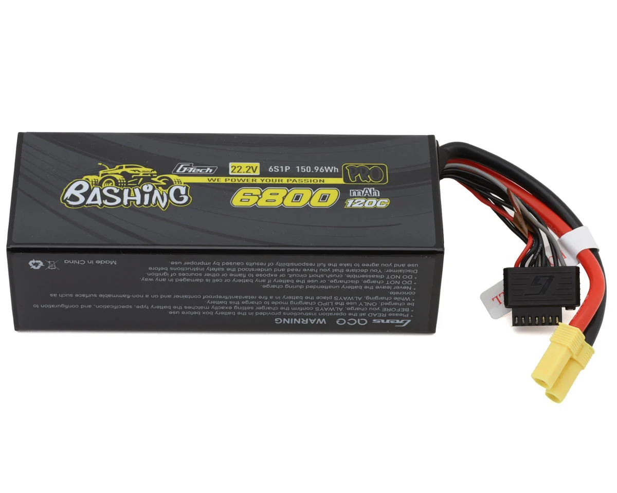 Gens Ace G-Tech Smart 6S Bashing Series Hardcase LiPo Battery 120C (22.2V/6800mAh) w/EC5 GEA686S12E5GT