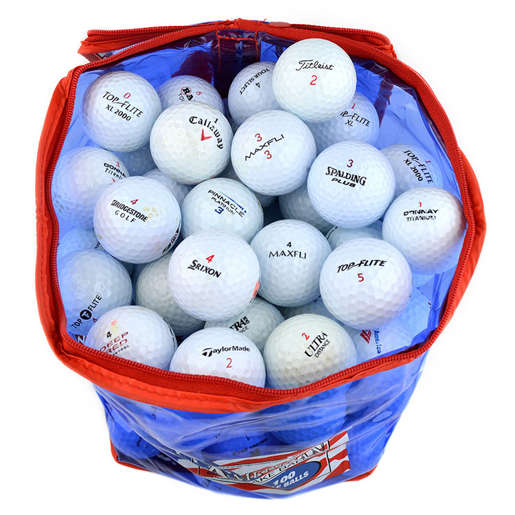 Mixed Practice Lake Golf Balls Bag