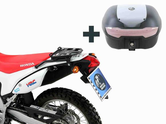 Top case Hepco & Becker Journey 40 Kit complet avec support - noirRef : HBE02019A / 650976 01 01-089 si