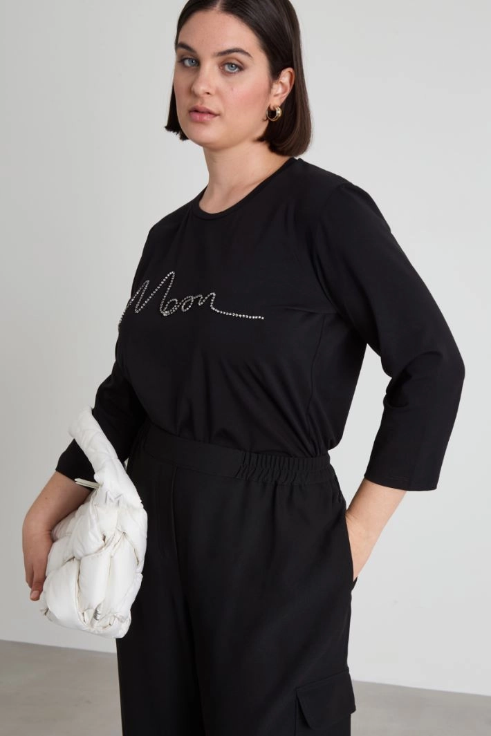 Printed T-shirt - BLACK