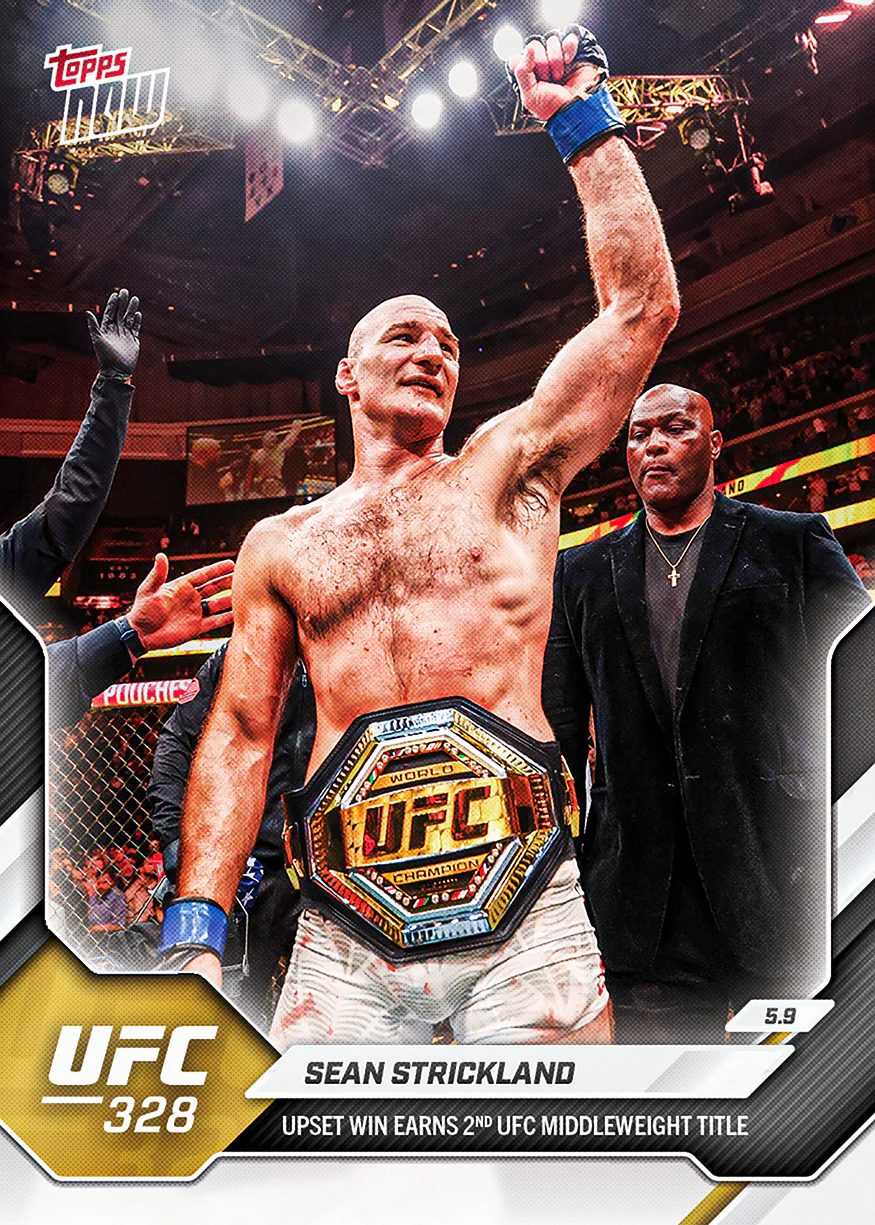 Sean Strickland - 2026 UFC Topps NOW® - Card 15 - PR: 4112