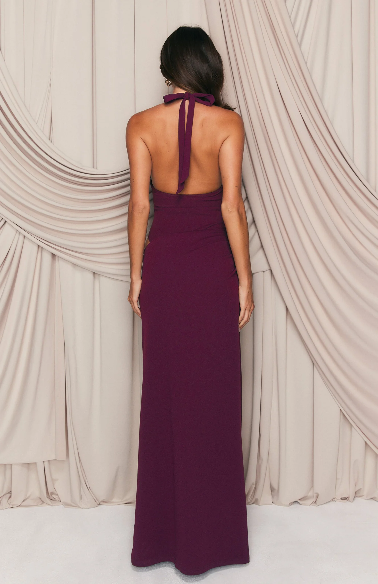 Twilight Temptation Maxi Dress Plum