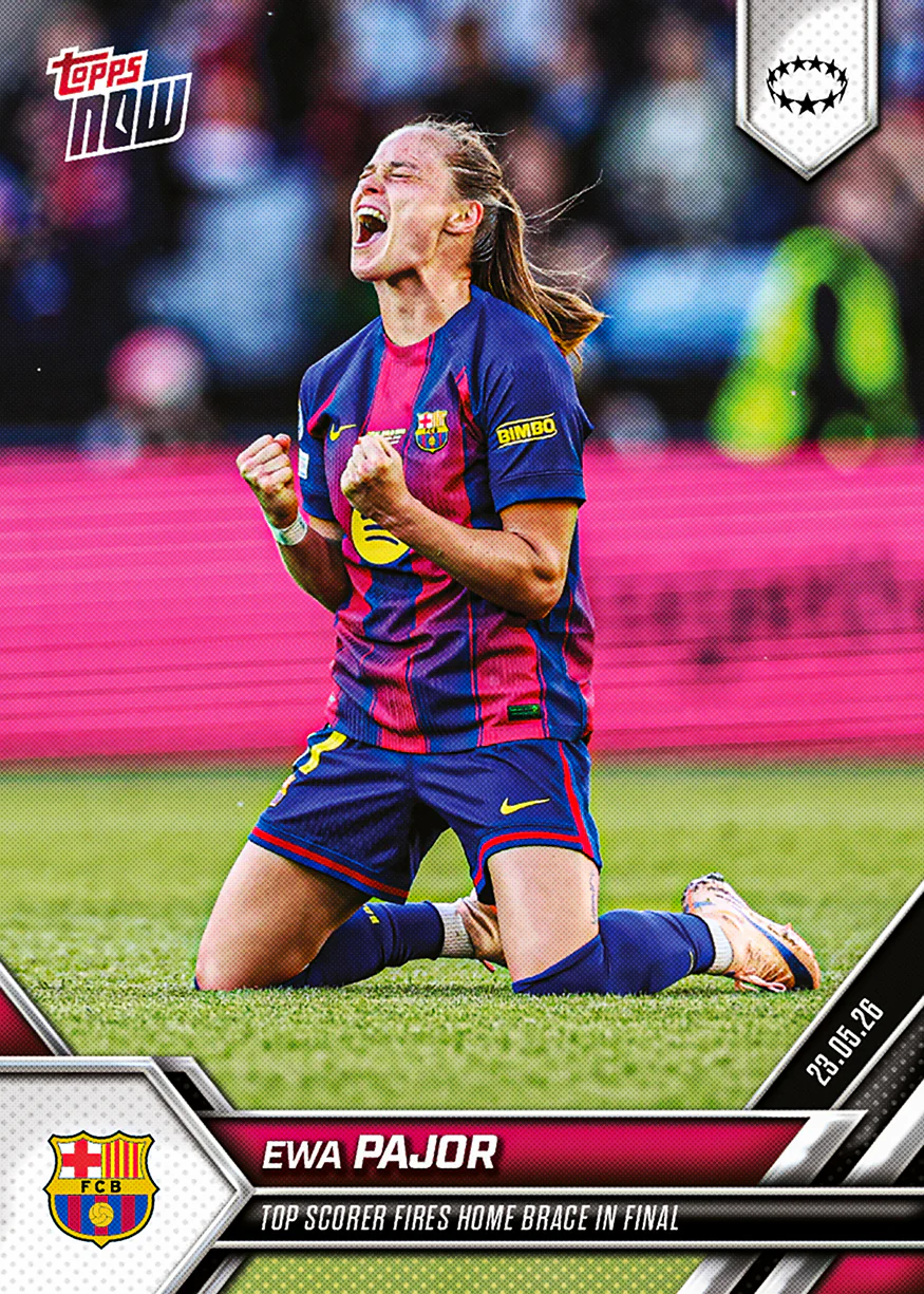 Ewa Pajor - 2025-26 UWCL Topps NOW® - Card 32