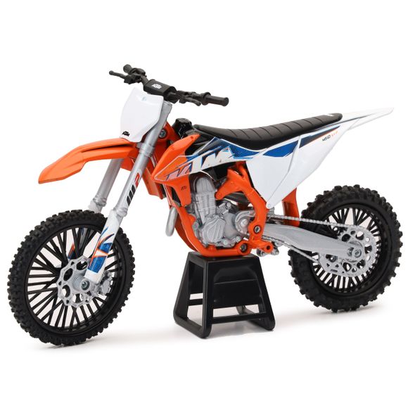 Miniature newray motorcycle ktm 450 sx-f - scale 1/12° - orange / blackRef : NRY0042 / 58343