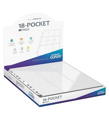 UG Supreme 18-Pocket Side-Loading Pages White - 50 Pcs