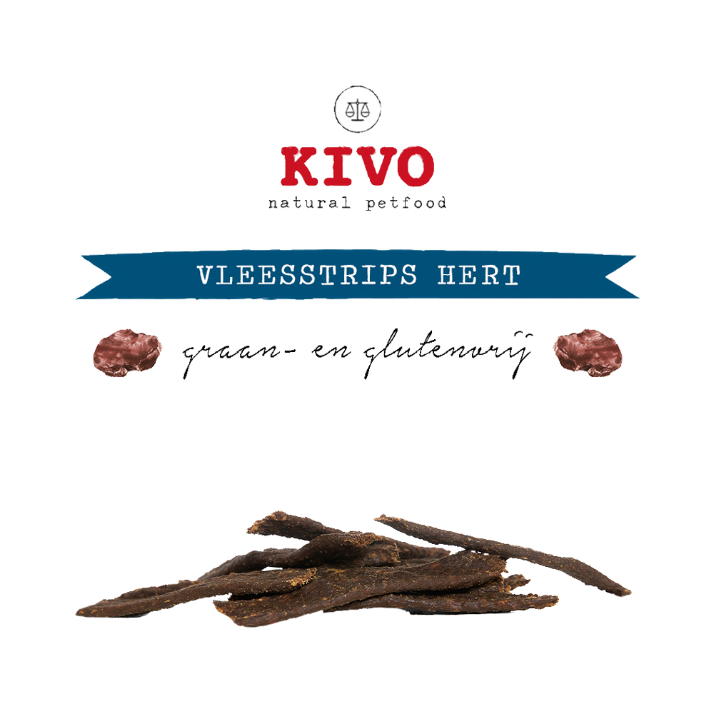 Kivo Meat Strips Deer - 125 g