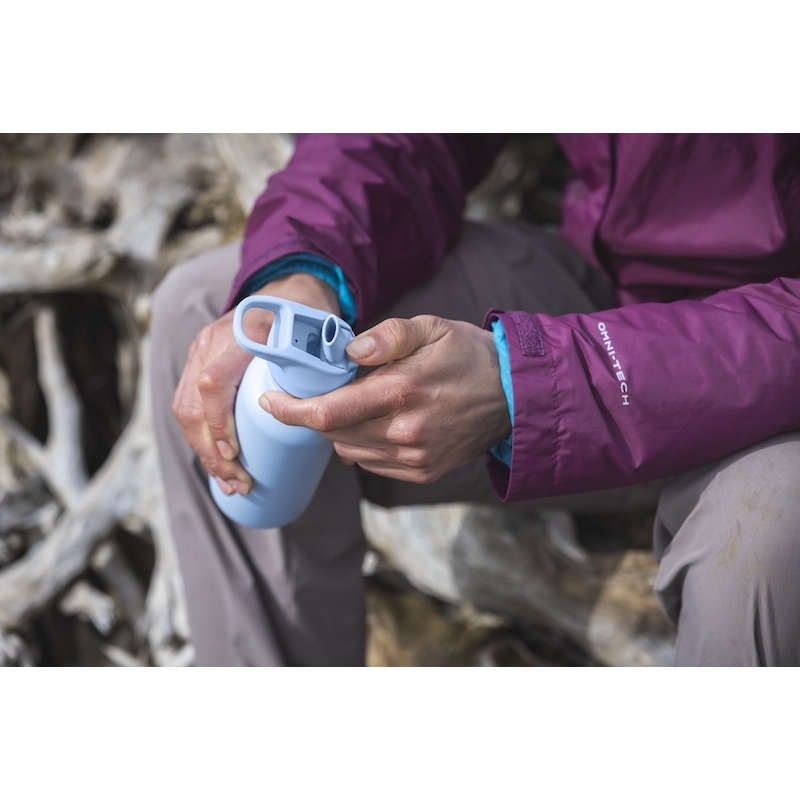 Klean Kanteen Classic Bottle 800ml with Flip Sport Cap - clear sky