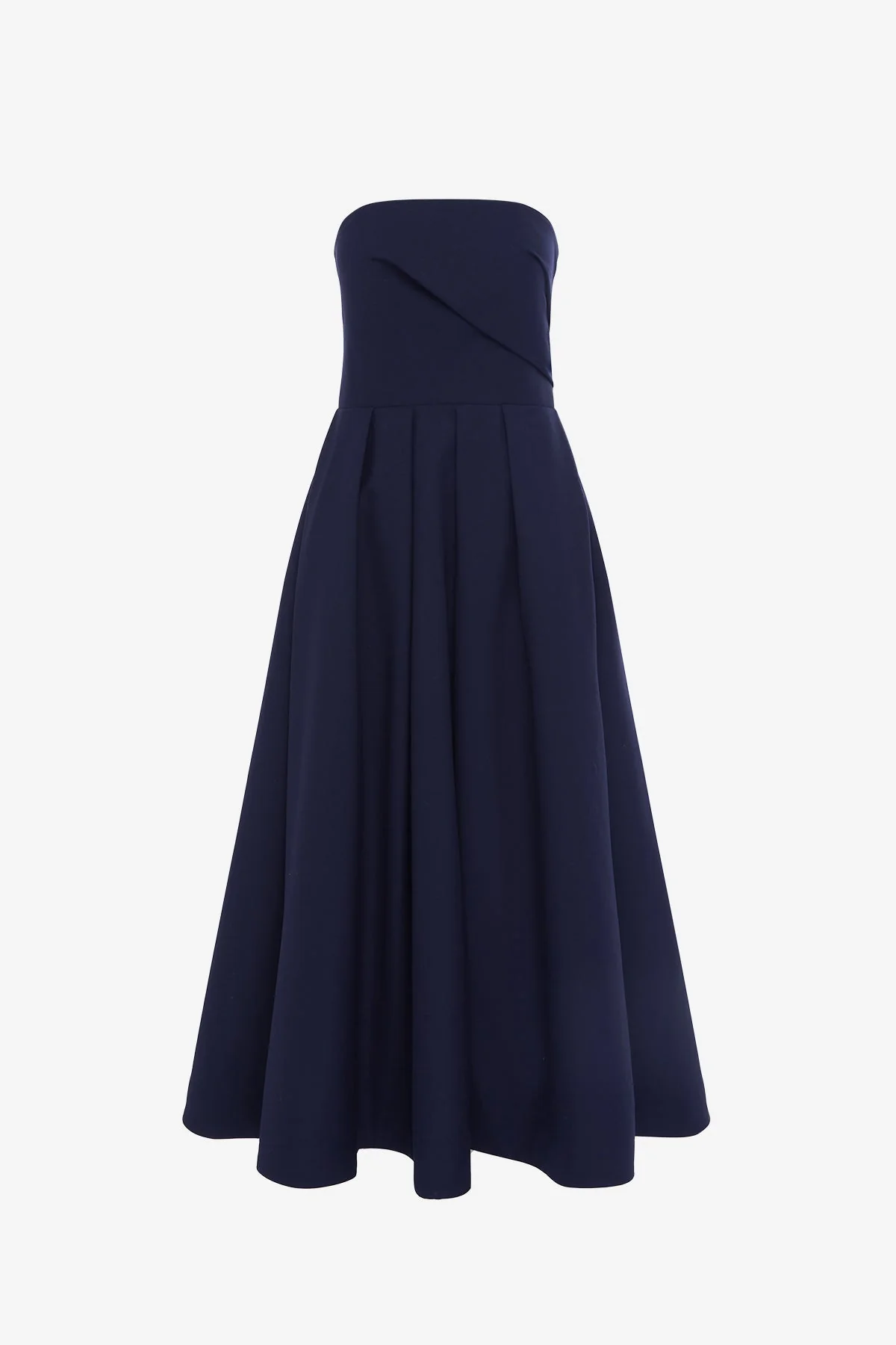 Lynn Bustier Midi Dress - Indigo