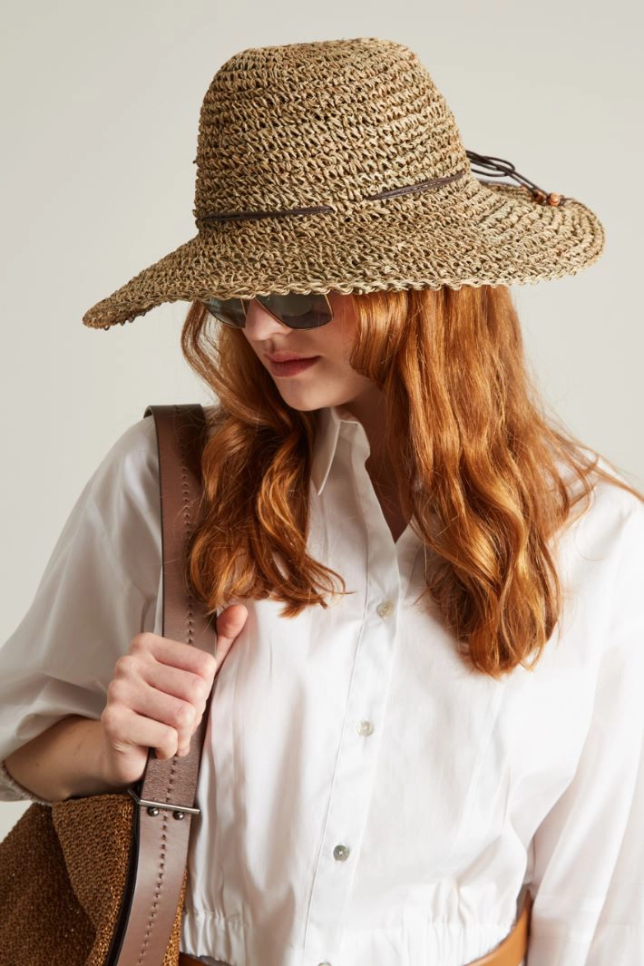 Straw hat - BROWN