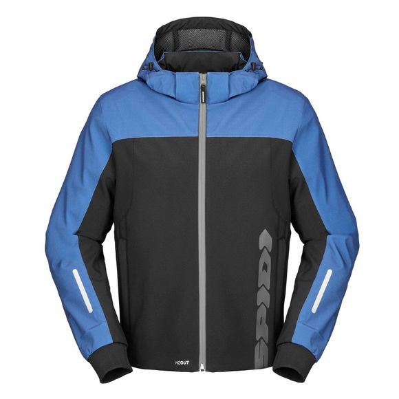 Spidi Hoodie H2Out Ii Motorcycle Jacket - Black / BlueRef: SPI0609