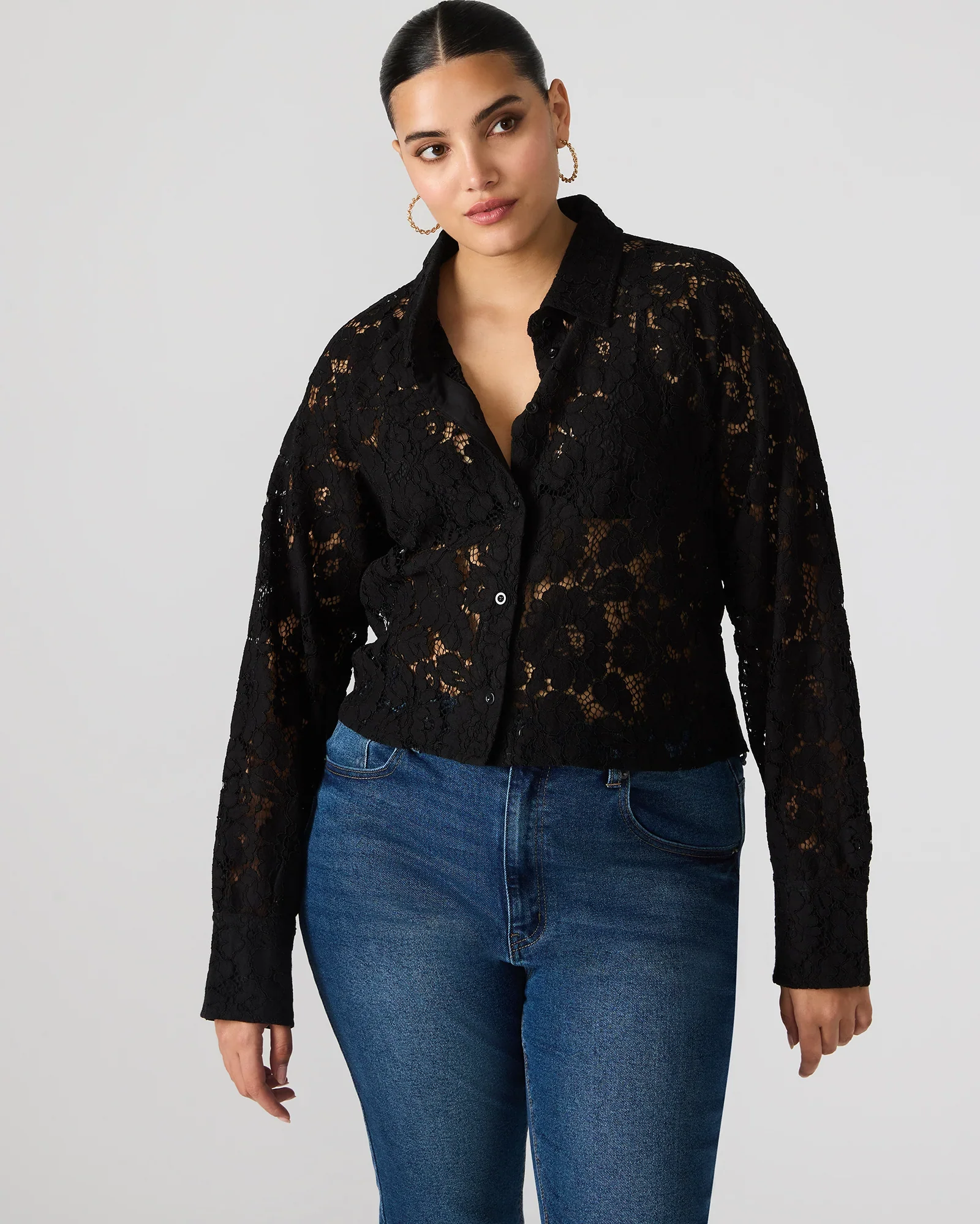 Jaiya Lace Top Black