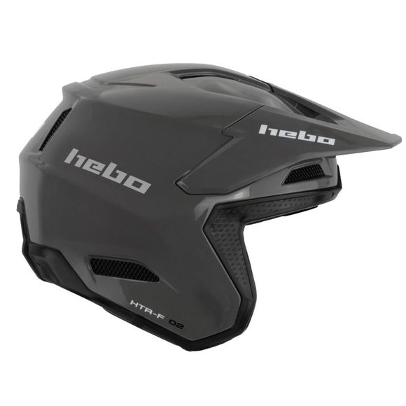 Hebo ZONE PRO MONOCOLOR 2024 Trials Helmet - GreyRef : HBO0406