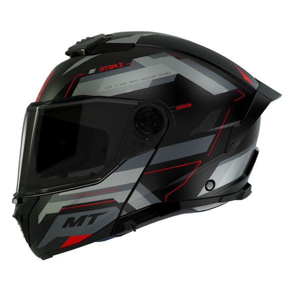 Casque modulable MT HELMETS ATOM 2 SV - BAST - Noir / GrisRef : MTH0068