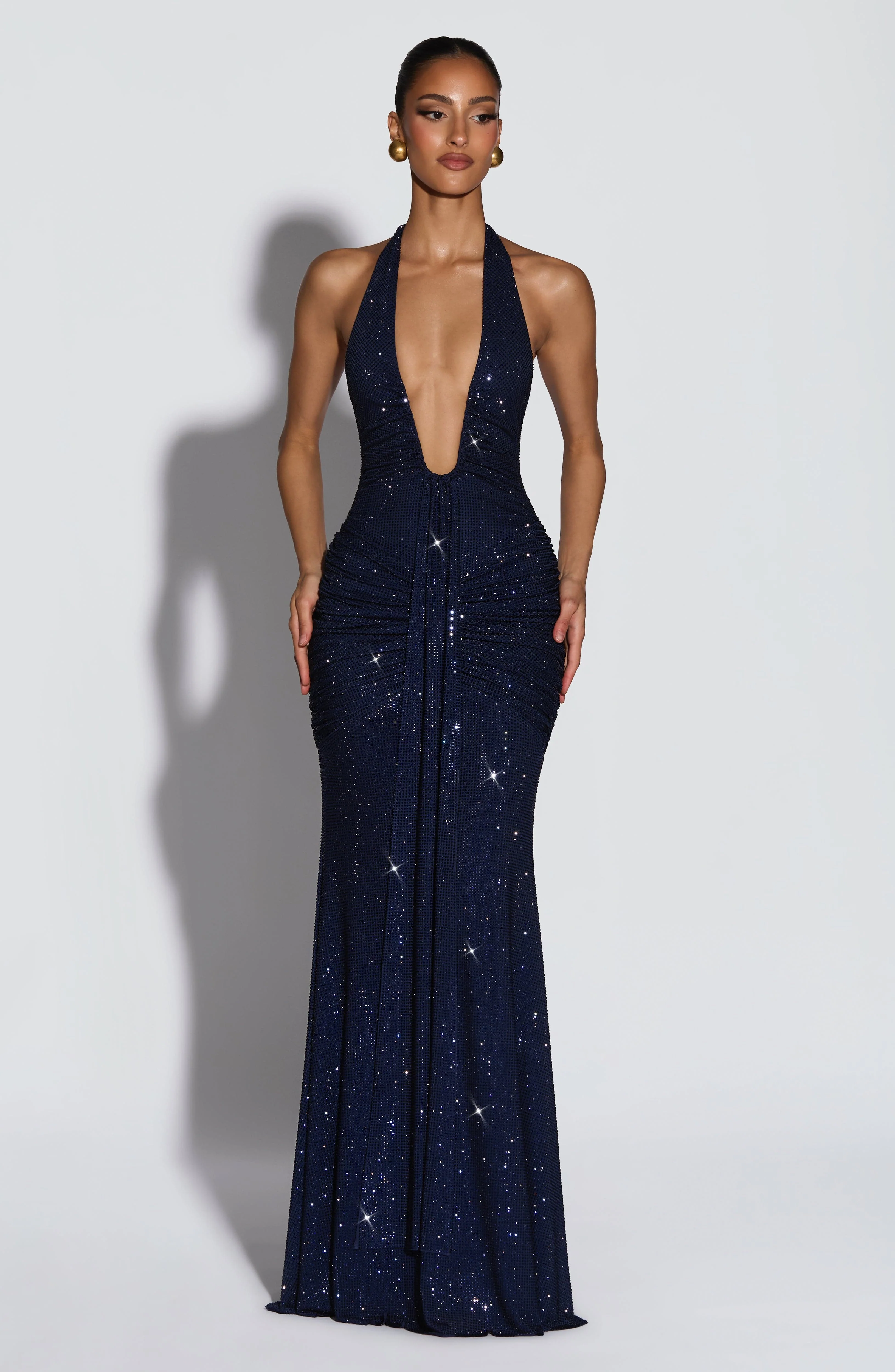 Rosetta Maxi Dress - Navy Sparkle