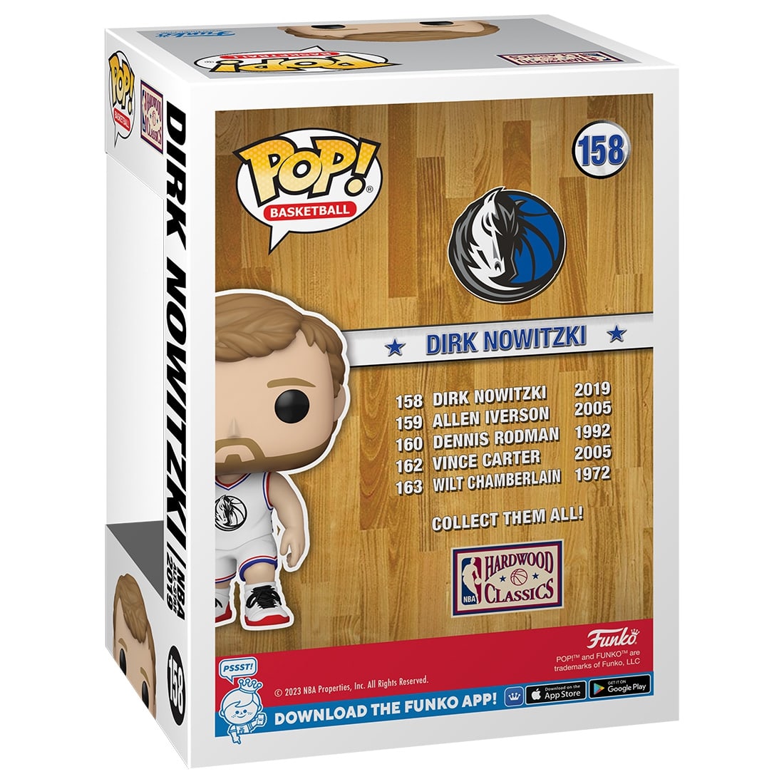 Funko POP! #158 Dirk Nowitzki Dallas Mavericks 2019 NBA All-Star NBA Figure