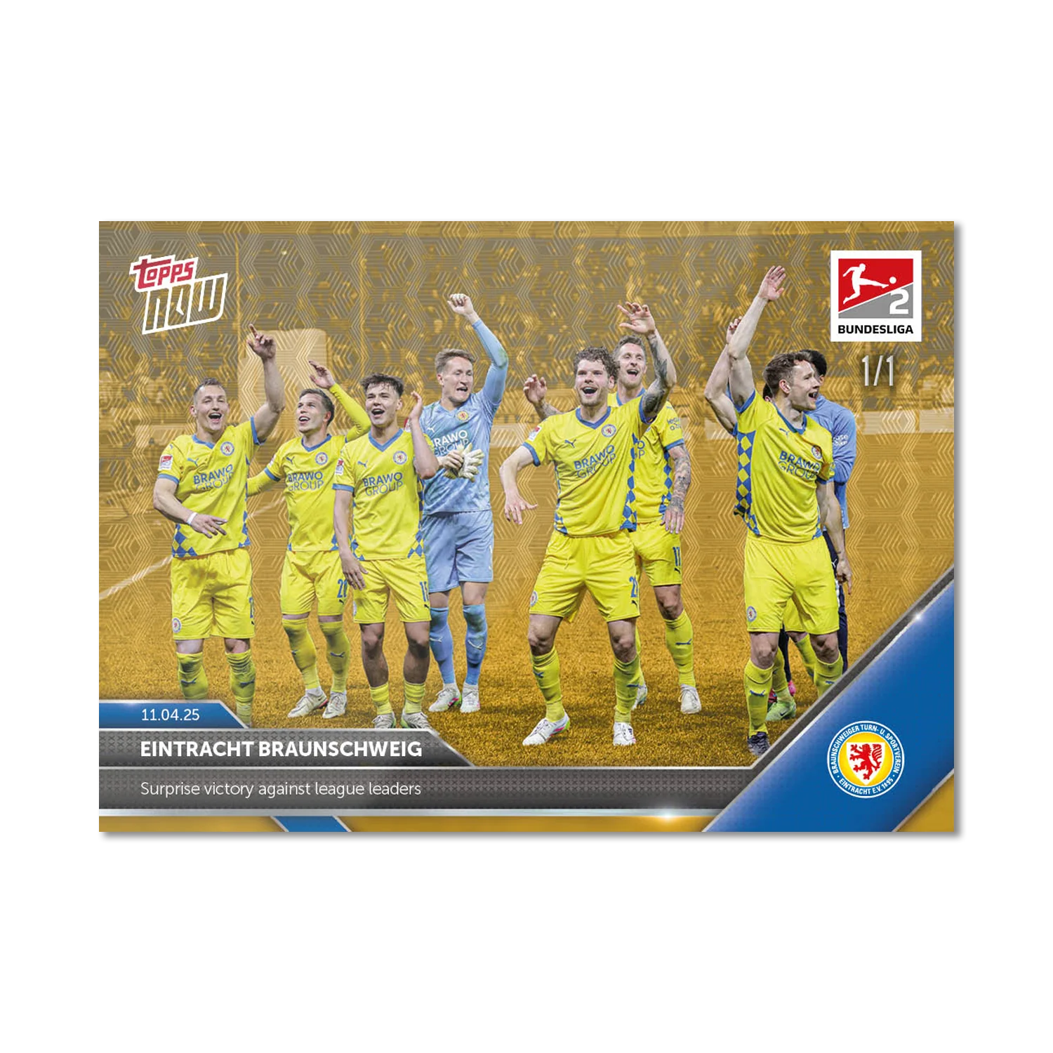 Eintracht Braunschweig - 2024-25 Bundesliga Topps NOW® Card 161