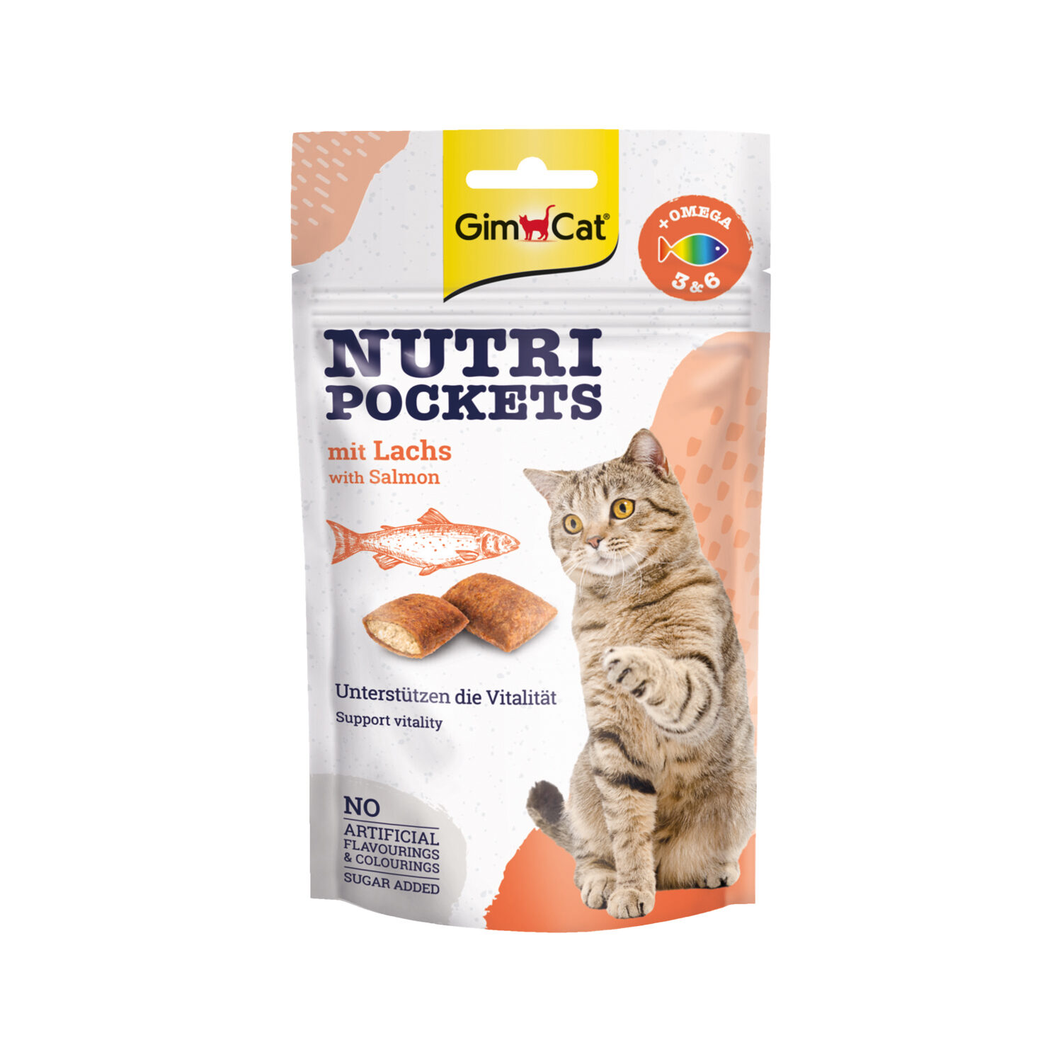 GimCat Nutri Pockets - Salmon - 60g