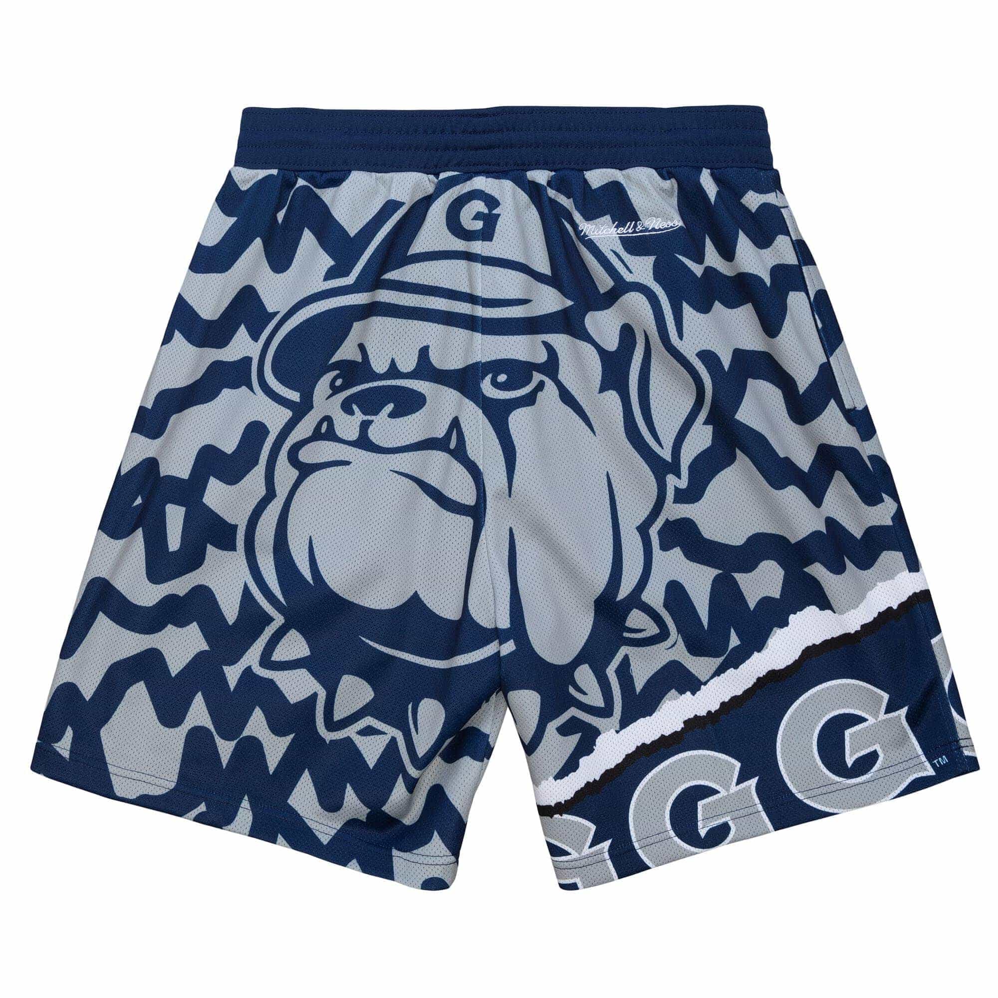 Georgetown Hoyas Mitchell & Ness Jumbotron 2.0 NCAA Shorts