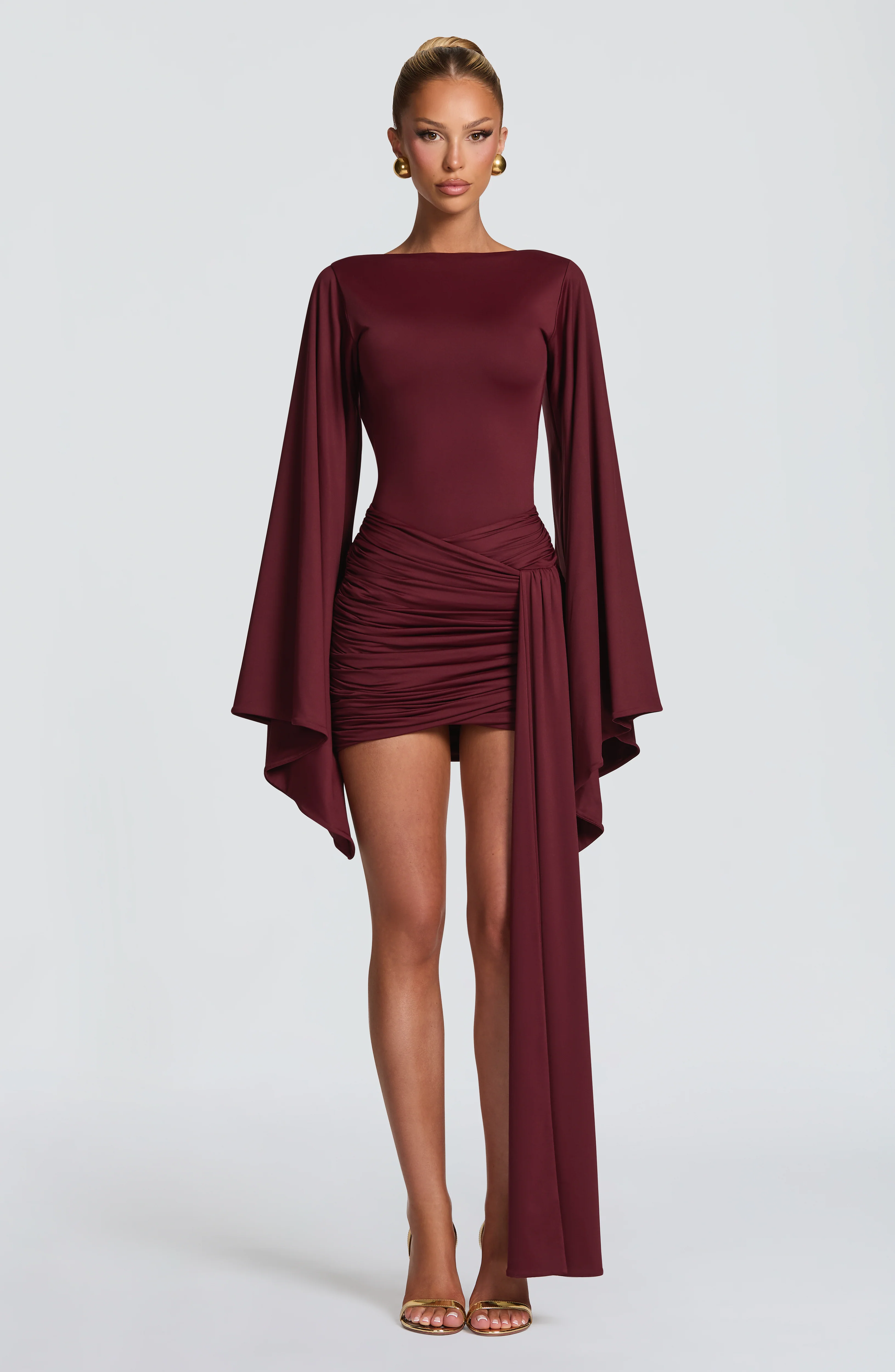 Lucetta Mini Dress - Cherry Lacquer