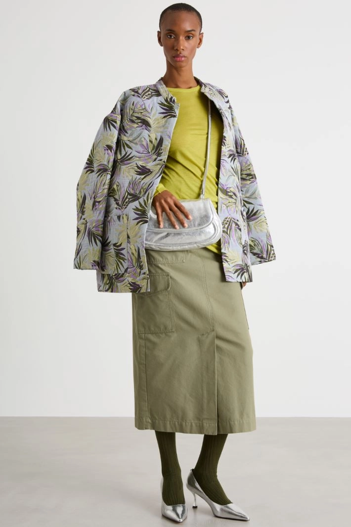 Asymmetric T-shirt - GREEN