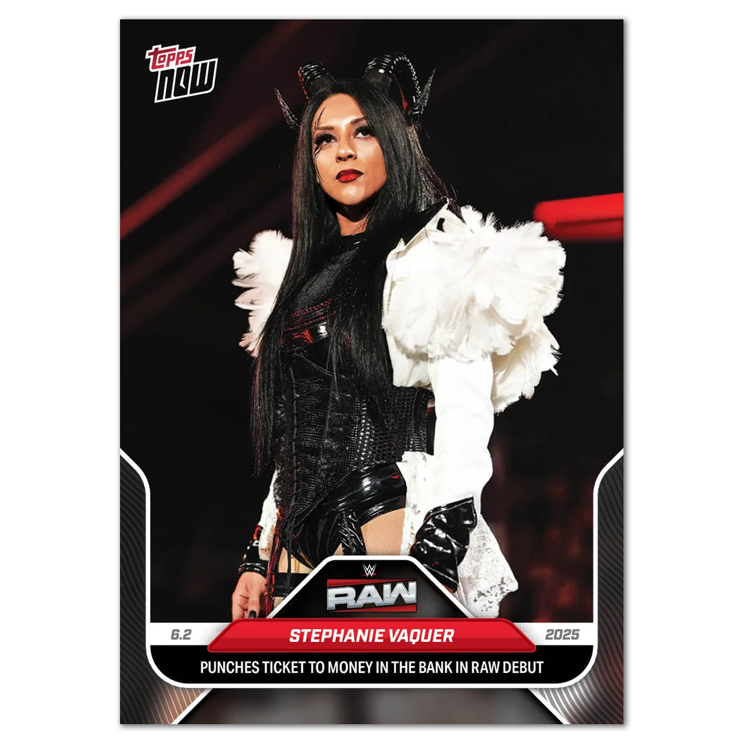Stephanie Vaquer - 2025 WWE Topps NOW® - Card 58