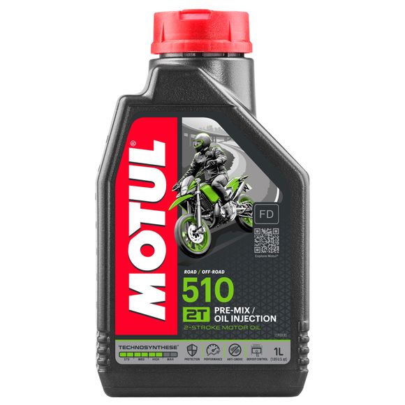 Motul 510 2T 1L Universal Engine OilRef: MOT0038 / 104028