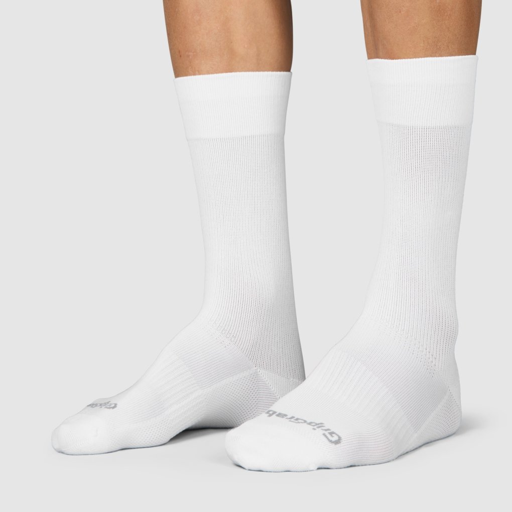 GripGrab EXPLR High Cut Socks - White
