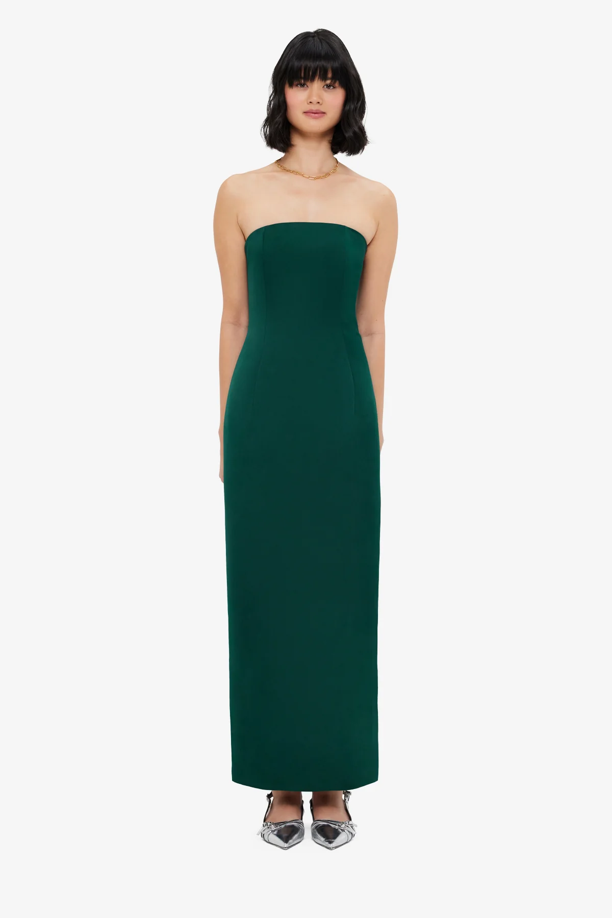 Rayna Bustier Maxi Dress - Emerald